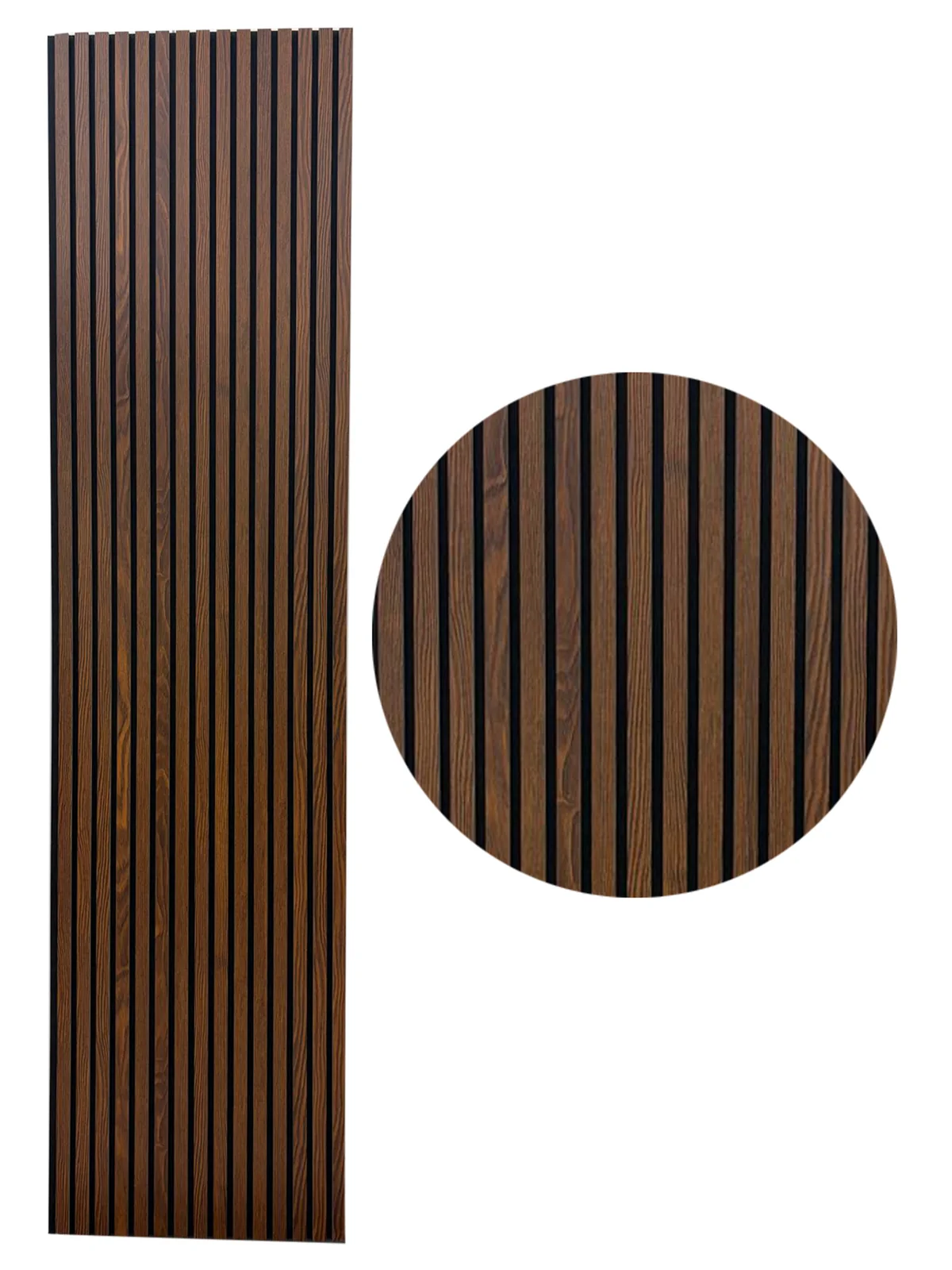 PANNEAUX ACOUSTIQUE EN LATTES DE BOIS EUROPEAN WALNUT CRD