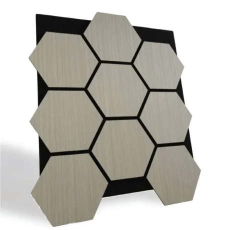 PANNEAUX ACOUSTIQUE HEXAGONALE LIGHT GRAY