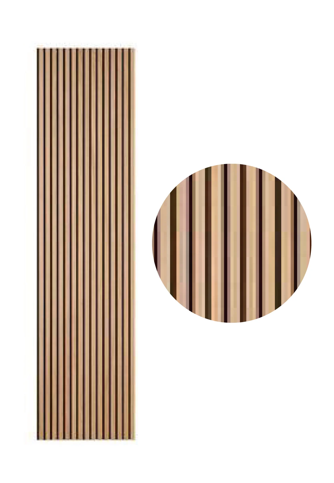 PANNEAUX ACOUSTIQUE EN LATTES DE BOIS RF-29 CRD