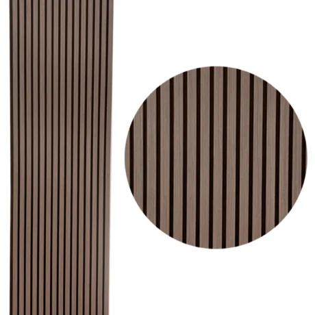 PANNEAUX ACOUSTIQUE EN LATTES DE BOIS WALNUT JK CRD