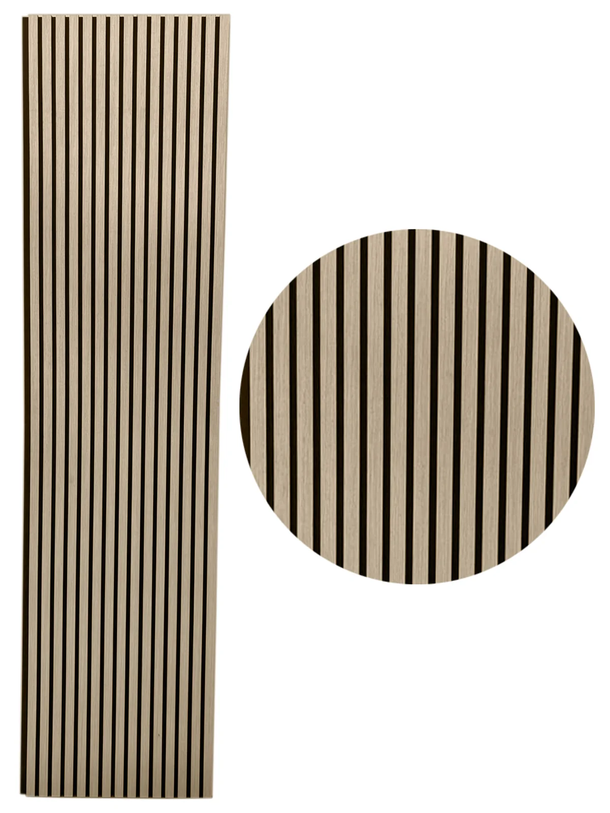 PANNEAUX ACOUSTIQUE EN LATTES DE BOIS WHITE OAK CRD